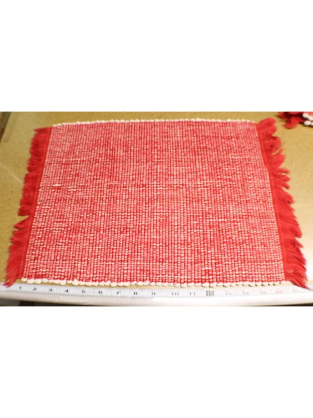 Unknown handwoven red